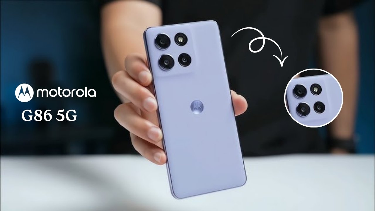 Motorola Moto G86 5G: Pantalla AMOLED de 6.7″ 144Hz, cámara de 250MP con OIS y sonido Dolby